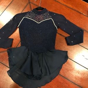 Beautiful figure skating dress very sparkly